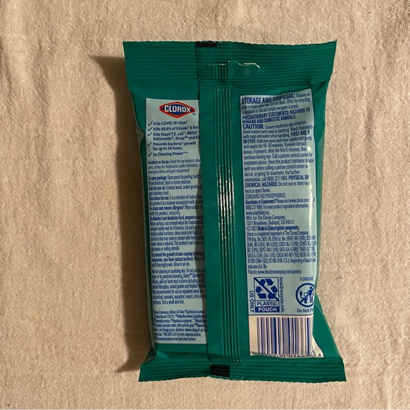 -Clorox Disinfecting Wipes To Go Pack 9 Wet Wipes 24 Pack Bulk - Picture 2 of 2